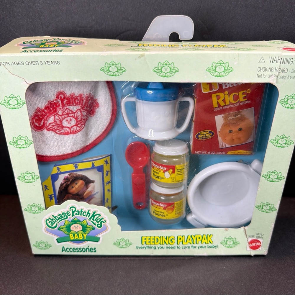 Cabbage Patch Kids 1995 Feeding Playpak 1995 Mattel New Old Stock - Picture 10 of 12